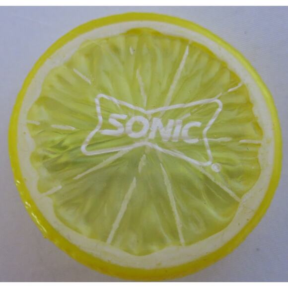 Sonic Drive In Unreleased Lemon Slice Clip/Air Fresheners/Lip Balm Promo New - Picture 2 of 9